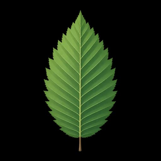 Blatt der Hainbuche