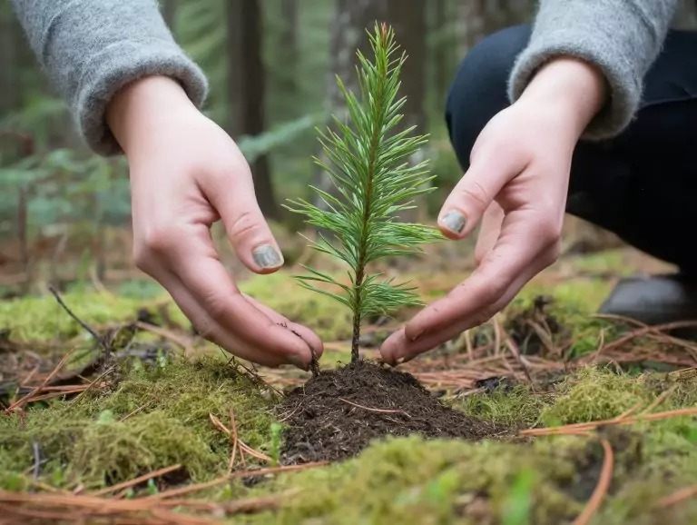 Baum stützen
